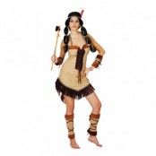 Indianprinsessa Maskeraddräkt - Medium