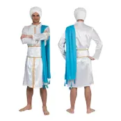 Indier Vit Maskeraddräkt - Medium