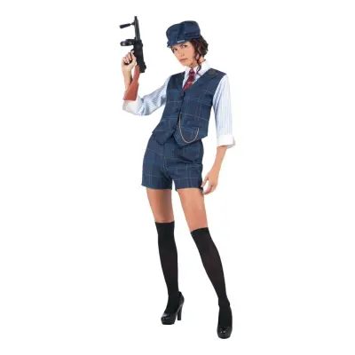 Irländsk Gangster Dam Maskeraddräkt - Small