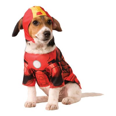 Iron Man Hund Maskeraddräkt - Small
