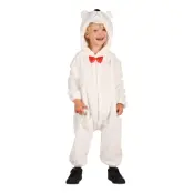 Isbjörn Onesie Barn Maskeraddräkt - X-Small