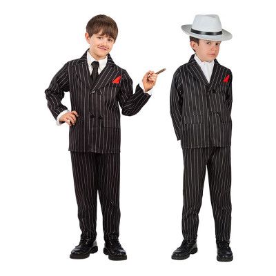 Italiensk Gangster Barn Maskeraddräkt - Large