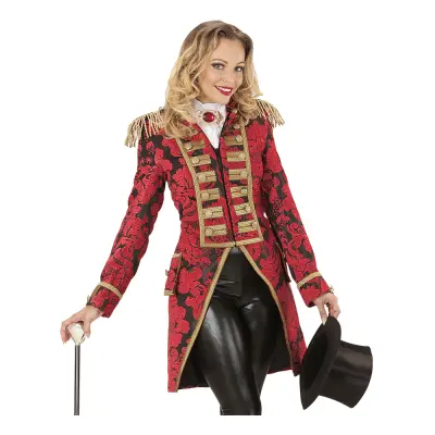 Jacquard Dam Paradkappa Röd - Small