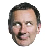 Jeremy Hunt Pappmask