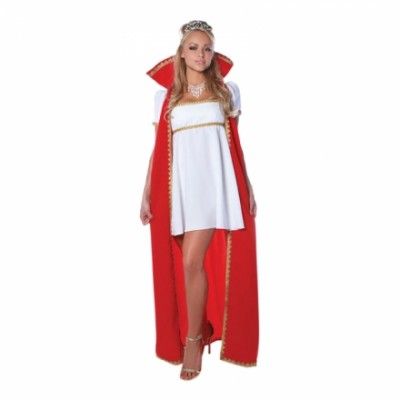 Josefine Röd/Vit Maskeraddräkt