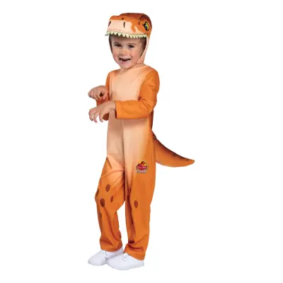 Jurassic World T-Rex Barn Maskeraddräkt - XX-Small