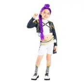 K-pop Demon Hunters™ Rumi Gold Deluxe Barn Maskeraddräkt - X-Small