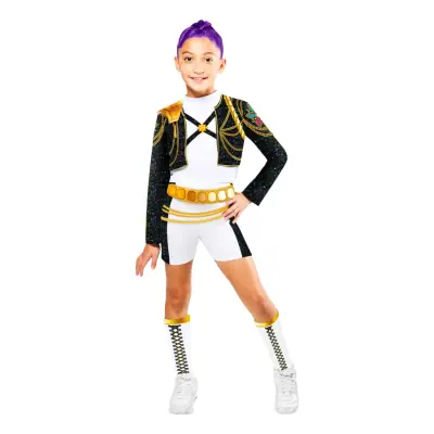 K-pop Demon Hunters™ Rumi Gold Hybrid Barn Maskeraddräkt - Medium