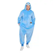 Kakmonster Blå Onesie Maskeraddräkt - Large/X-Large