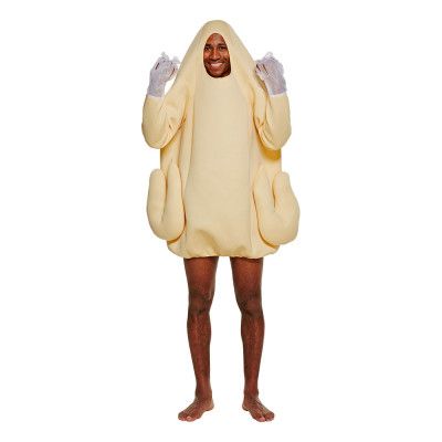 Kalkon Maskeraddräkt Ljus - One size