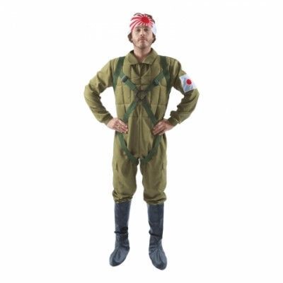 Kamikaze Pilot Maskeraddräkt - X-Large