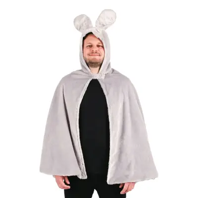 Kanin Cape Grå - One size