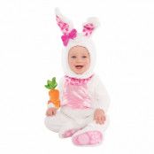 Kanin Vit Bebis Maskeraddräkt - Small