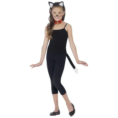 Katt Kit Maskerad Barn