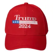 Keps Trump 2024 - Röd