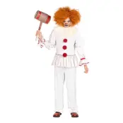 Killer Clown Maskeraddräkt - X-Large