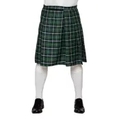 Kilt Skotskrutig Grön - One size
