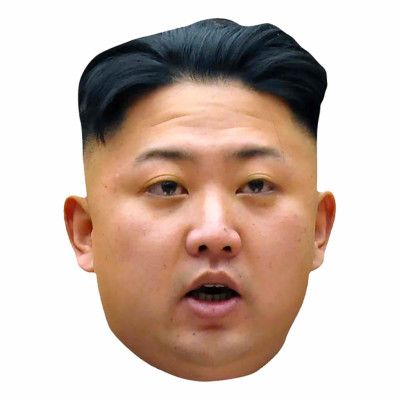 Kim Jong Un Pappmask