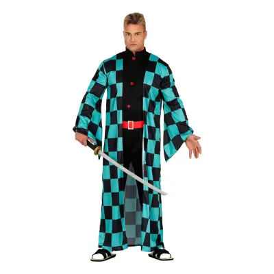 Kimono Fäktare Maskeraddräkt - X-Small