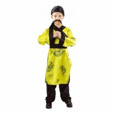 Kinesisk Pojke Barn Maskeraddräkt