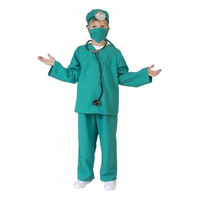 Kirurg Barn Maskeraddräkt - X-Large