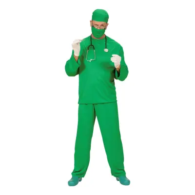 Kirurg Grön Maskeraddräkt - Large