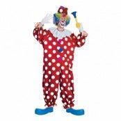Klassisk Clown Maskeraddräkt - One size
