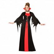 Klassisk Vampyrklänning Maskeraddräkt - Small