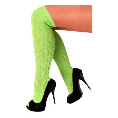 Knästrumpor Neongröna - 41-47
