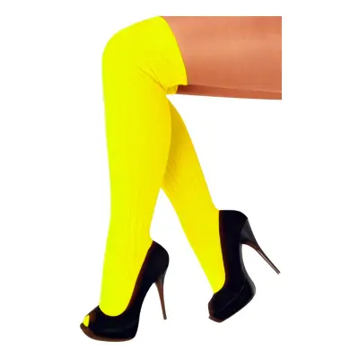 Knästrumpor Neongula - 41-47