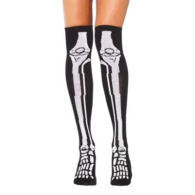 Knästrumpor Skelett Deluxe - One size