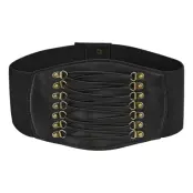 Korsett Svart med Stretch - Small/Medium