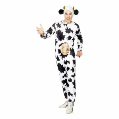 Kossa med Juver Maskeraddräkt - One size