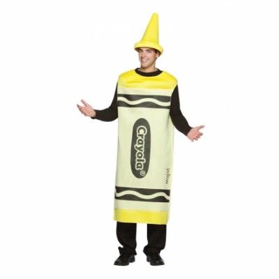 Krita Gul Maskeraddräkt - One size