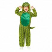 Krokodil Onesie Barn Maskeraddräkt - Large