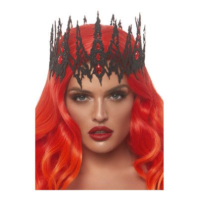 Krona Svart Glittrig Deluxe - One size