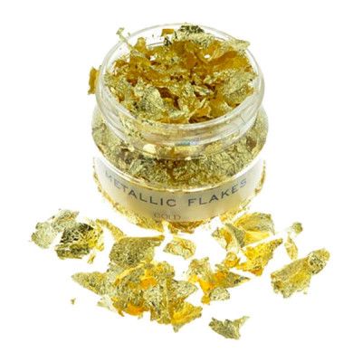 Kryolan Metallic Glitter Flakes Guld