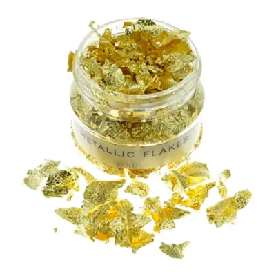 Kryolan Metallic Glitter Flakes Guld