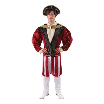 Kung Henry VIII Maskeraddräkt - X-Large