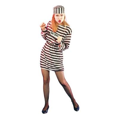 Kvinnlig Fånge Budget Maskeraddräkt - One size