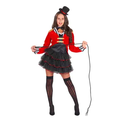 Kvinnlig Lejontämjare Maskeraddräkt - X-Large