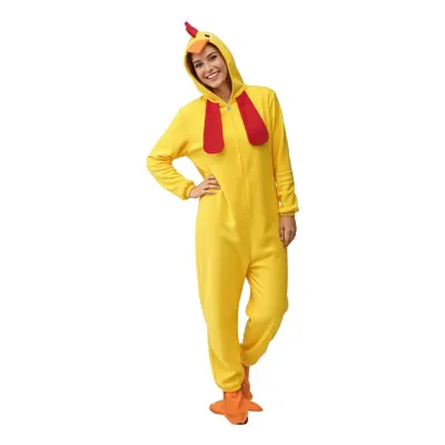 Kyckling Jumpsuit Maskeraddräkt - Large/X-Large