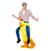 Kyckling Piggyback Maskeraddräkt - One size