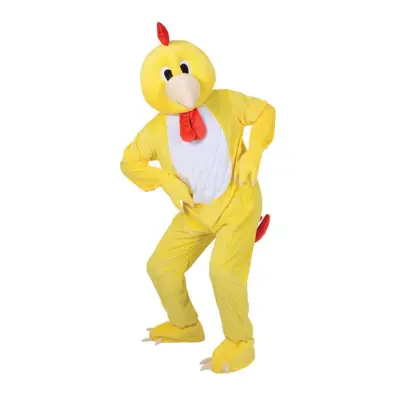 Kycklingmaskot Maskeraddräkt - One size