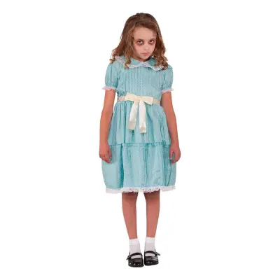 Läskig Tvilling Barn Maskeraddräkt - Small