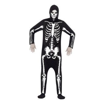 Läskigt Skelett Maskeraddräkt - Large