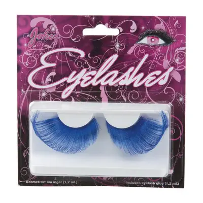 Långa Ögonfransar Blåa