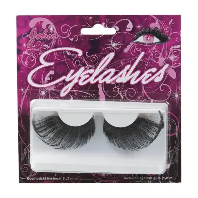 Långa Ögonfransar Svarta