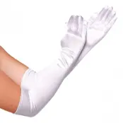 Långa Festhandskar Vita