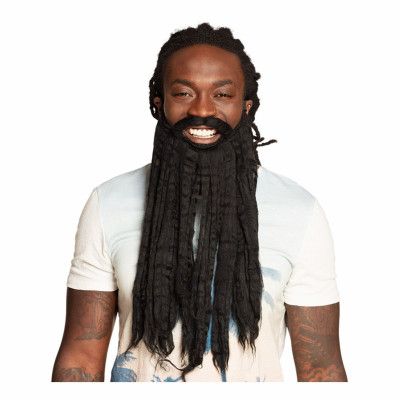 Långt Rastaskägg - One size